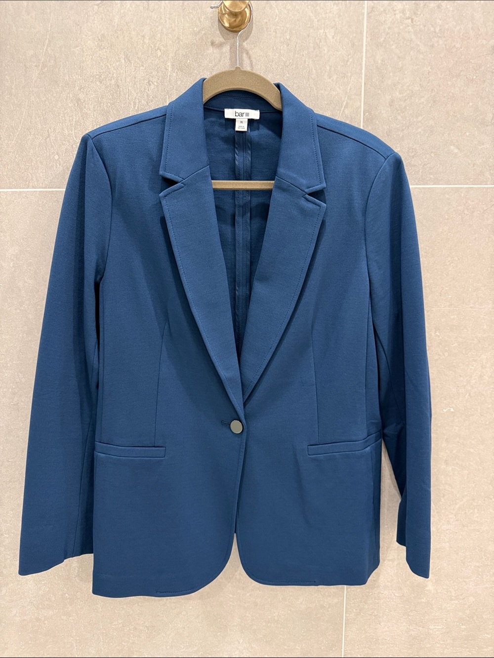 Never worn - Bar III Teal-Blue Single-Button Blazer